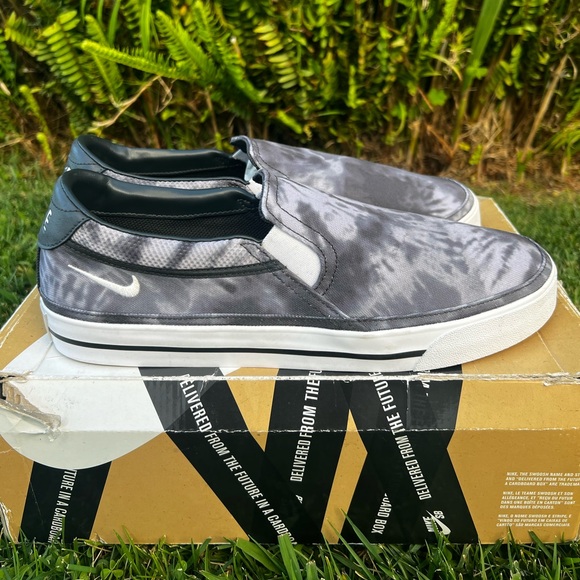 NIKE COURT LEGACY PRINT | TIE-DYE | GREY FOG | SIZE 11 - Picture 2 of 6